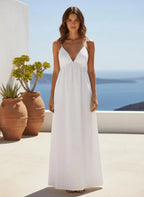 Miss | Maxi Jurk Dames Casual - Hoogwaardige katoenmix