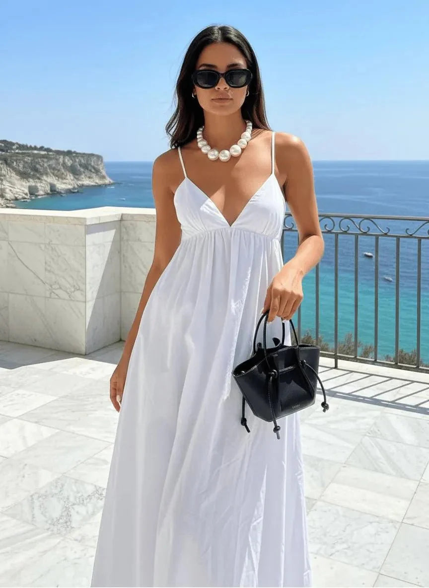Miss | Maxi Jurk Dames Casual - Hoogwaardige katoenmix