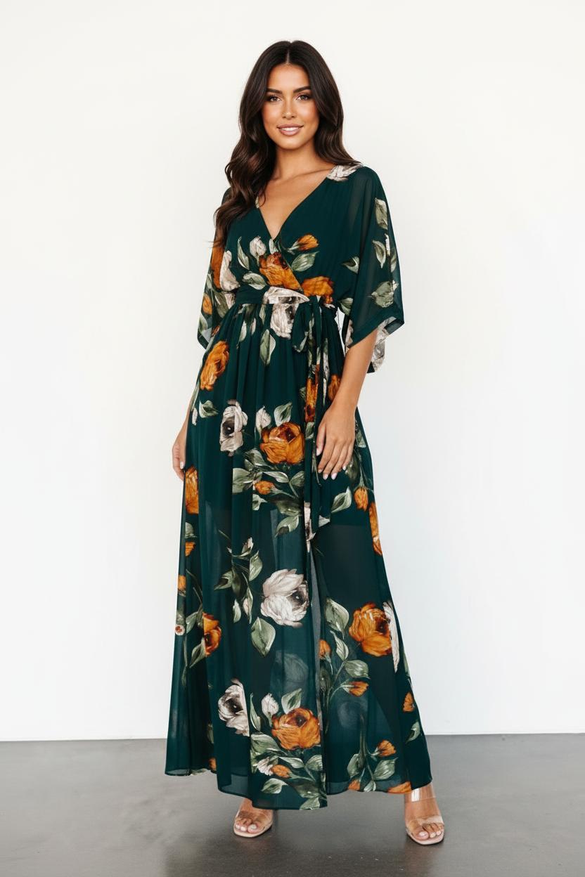 Miss | Maxi-jurk Dames Casual Maxi - Chiffon