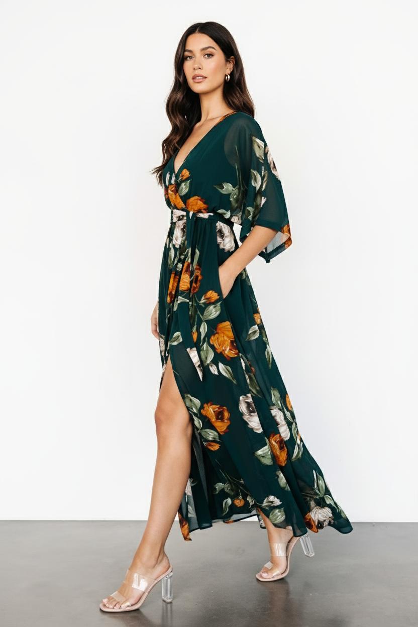 Miss | Maxi-jurk Dames Casual Maxi - Chiffon