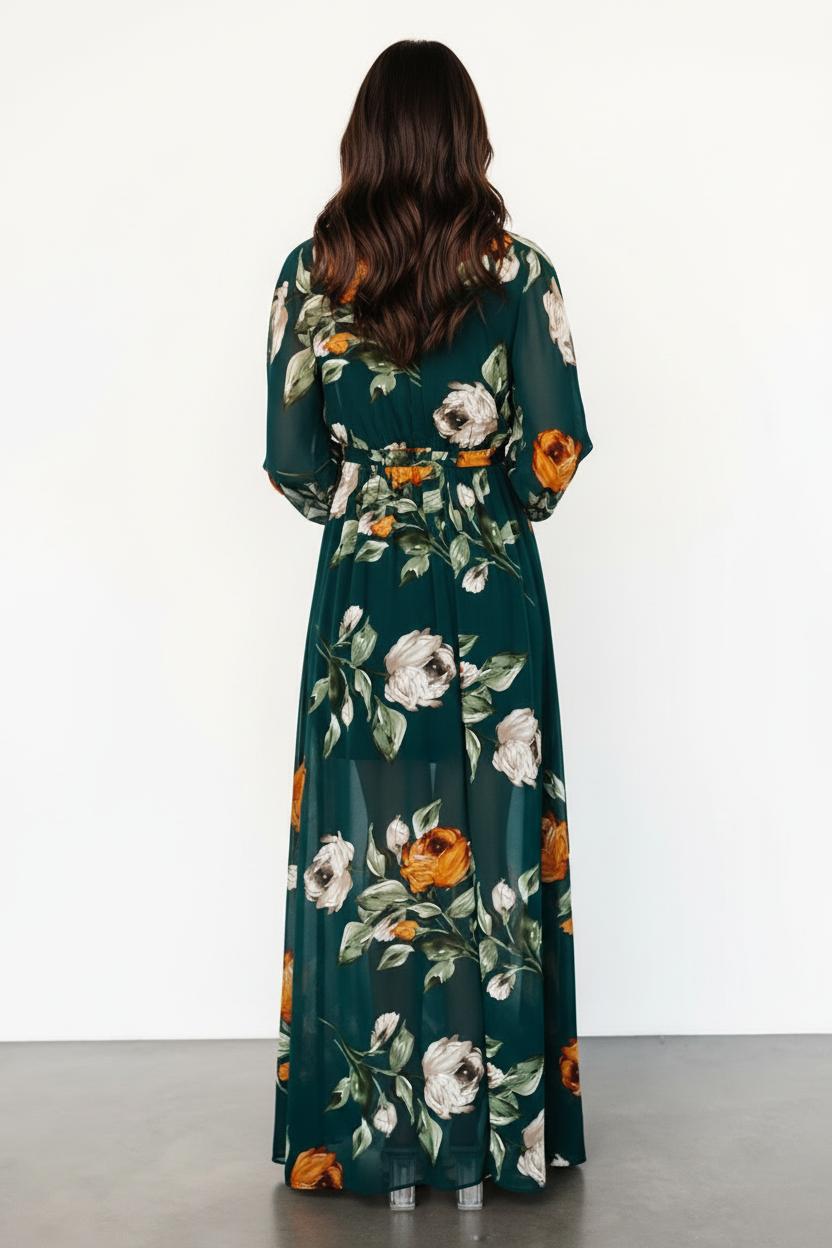 Miss | Maxi-jurk Dames Casual Maxi - Chiffon