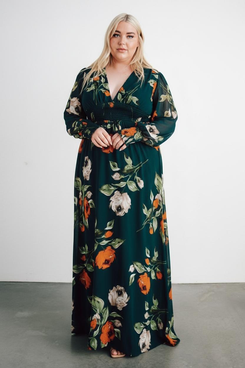 Miss | Maxi-jurk Dames Casual Maxi - Chiffon