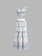 Miss | Rok & Top Set Dames Regular Fit - Katoenmix