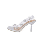 Miss | Slingback hakken Dames Casual Elegant - Katoen