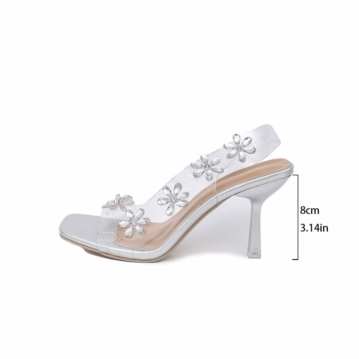 Miss | Slingback hakken Dames Casual Elegant - Katoen