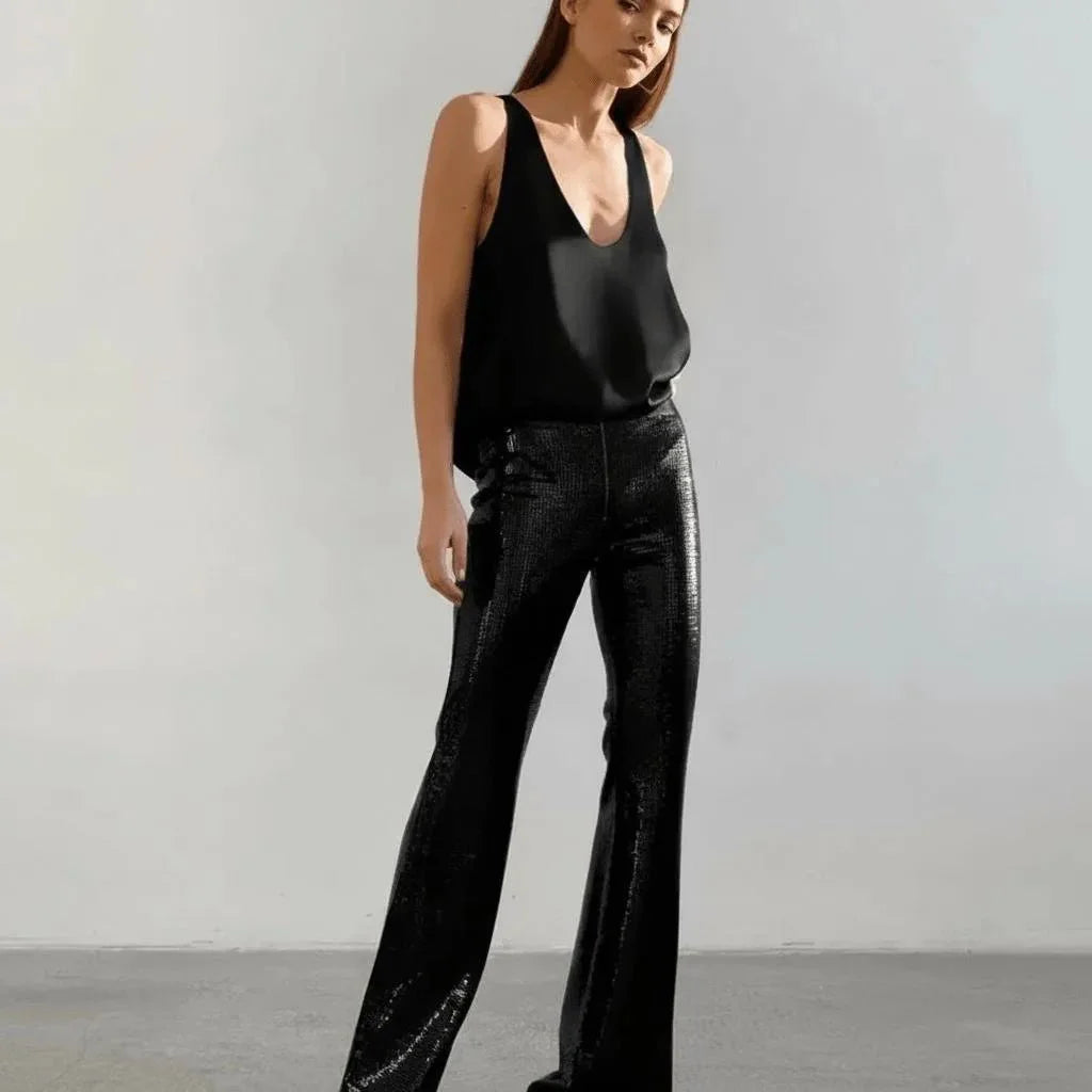 Miss | Tanktop Dames Casual Relaxed - 100% satijn