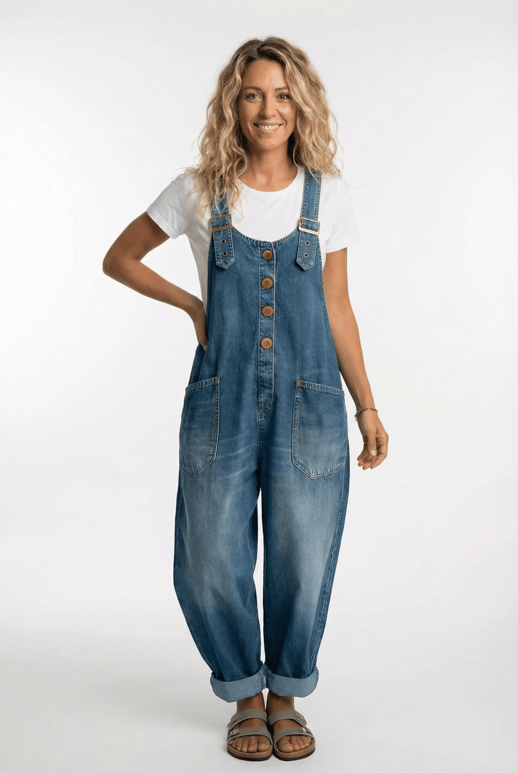 Miss | Tuinbroek Dames Relaxed - Denim