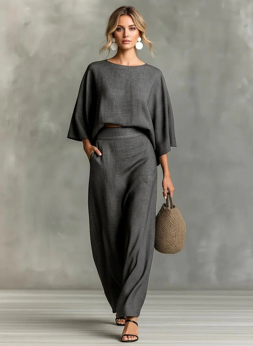 Sienna’s | Linen‑Blend Two‑Piece Set – Casual, Effortless Elegance
