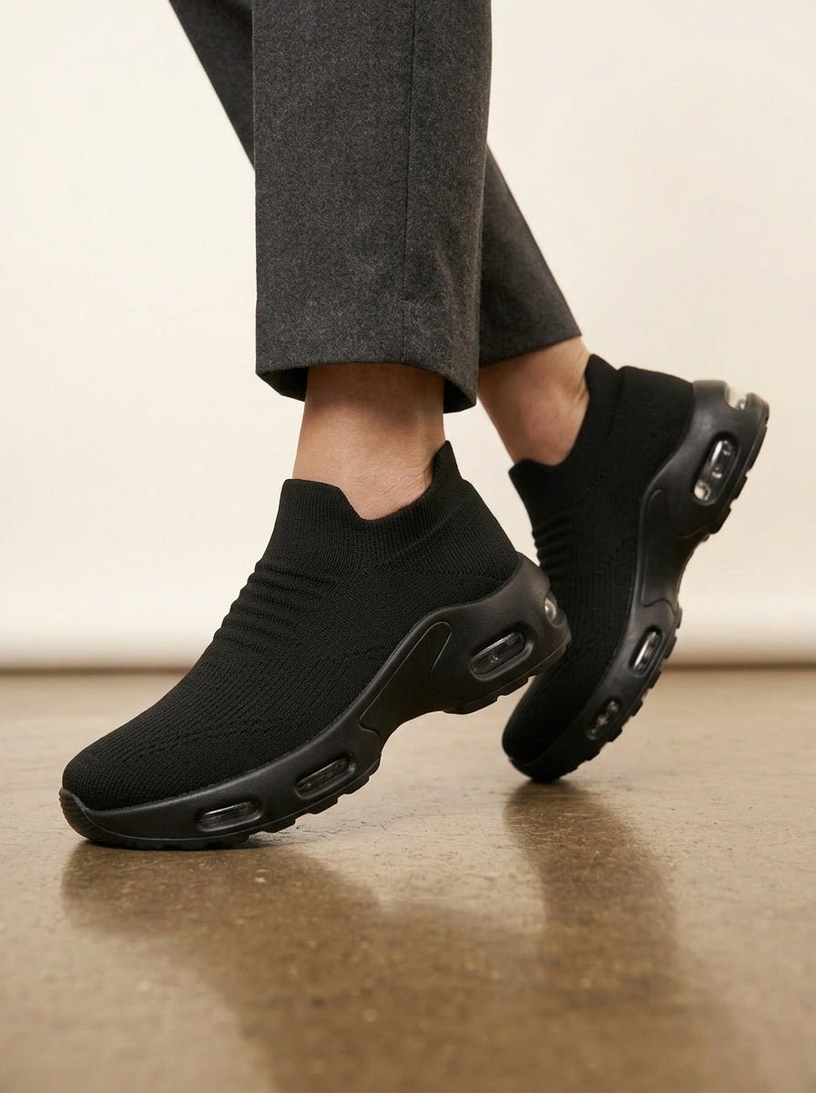Orthopedische Slip-on Sneakers Zwart