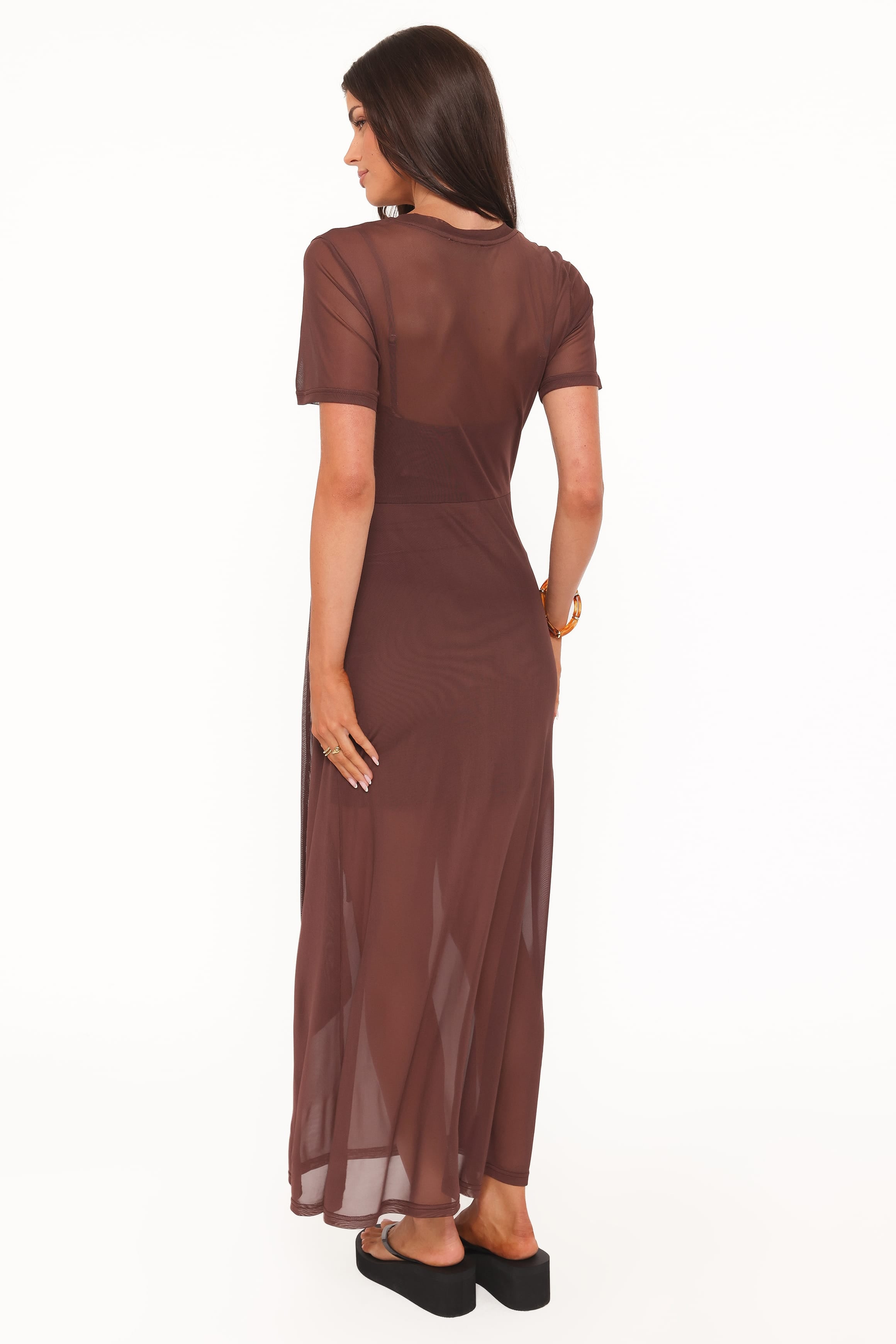 Miss | Jurk Dames Maxi Mesh - Viscose