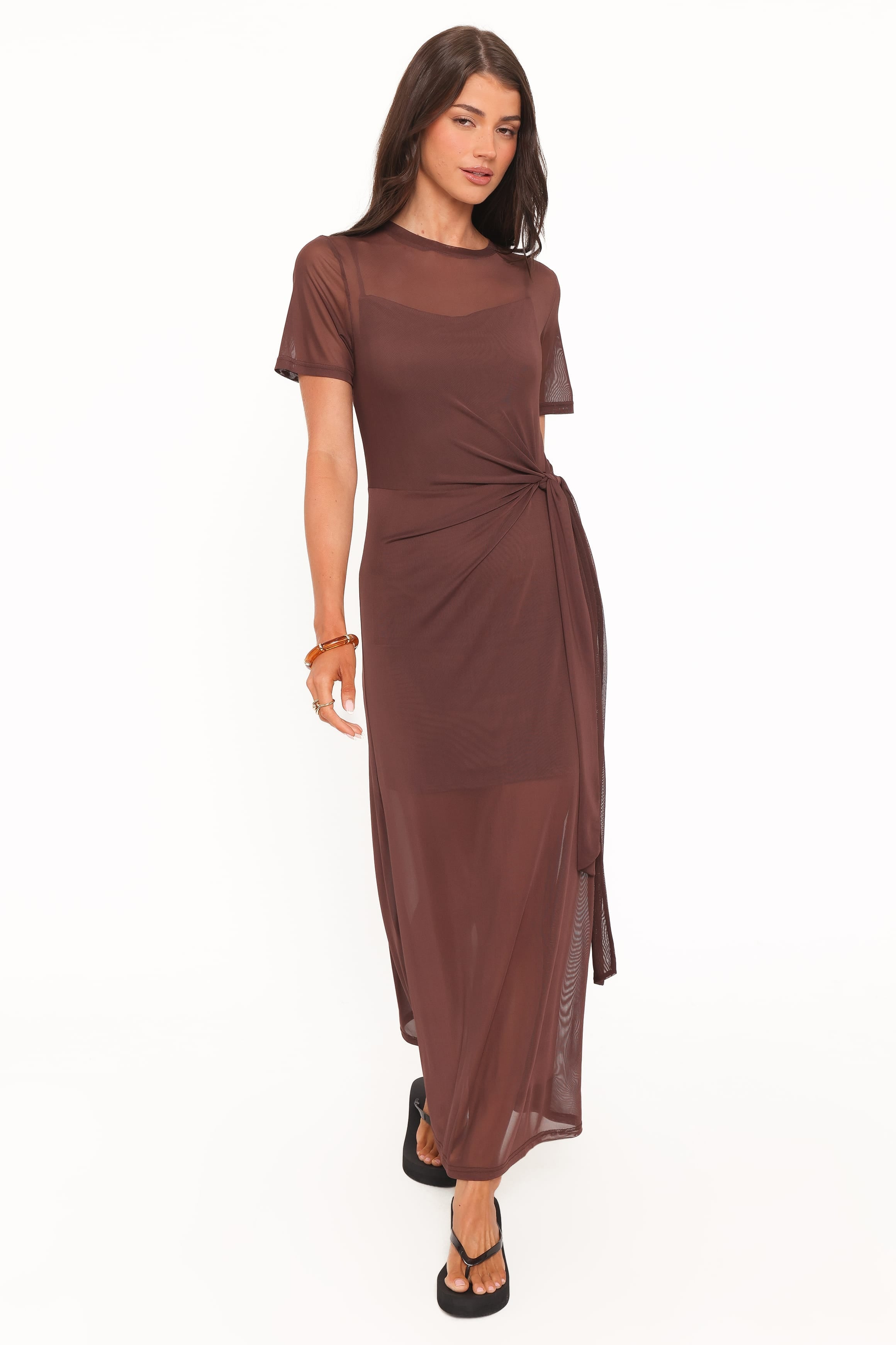 Miss | Jurk Dames Maxi Mesh - Viscose