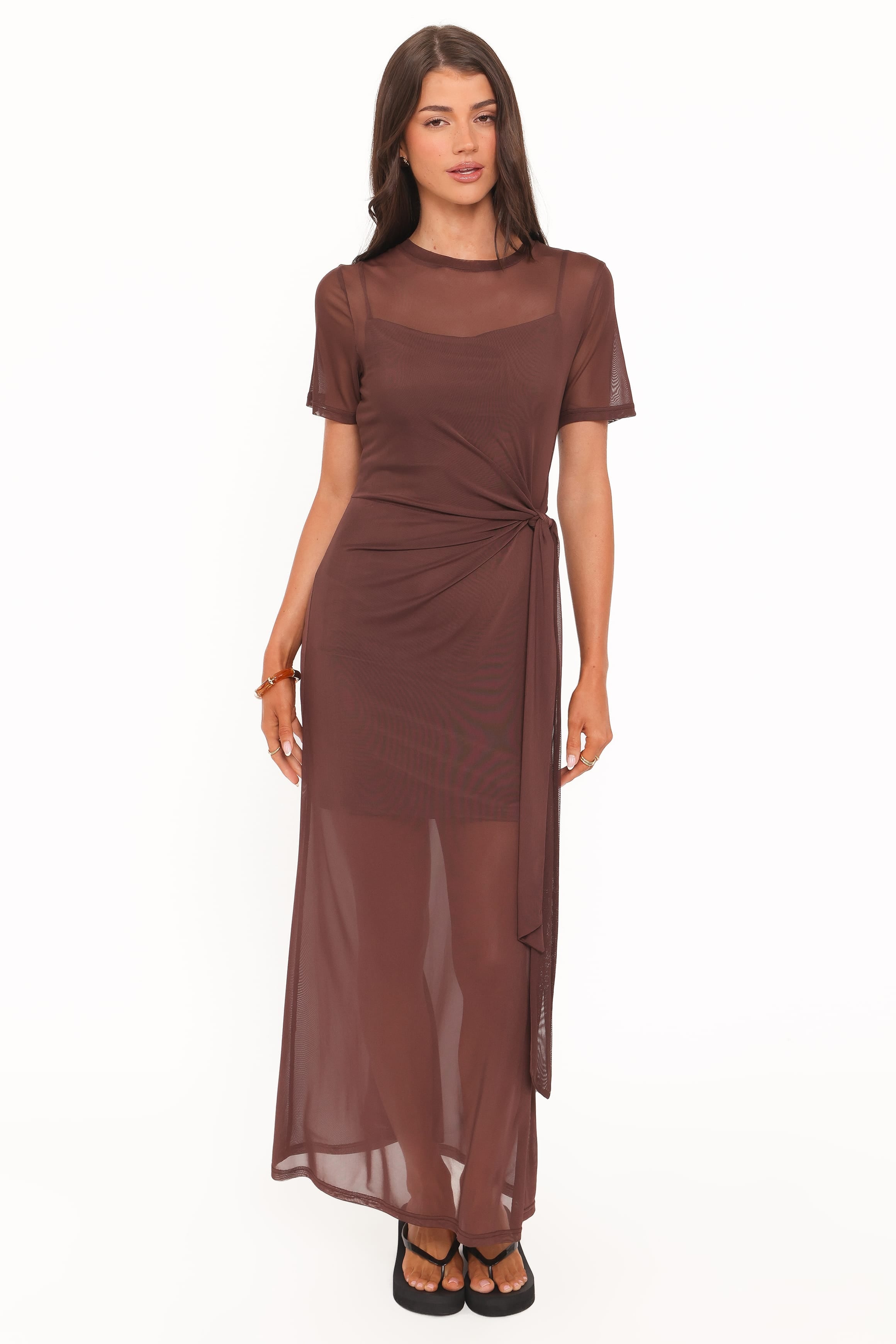 Miss | Jurk Dames Maxi Mesh - Viscose
