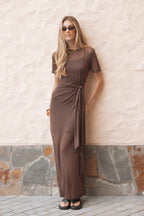 Miss | Jurk Dames Maxi Mesh - Viscose