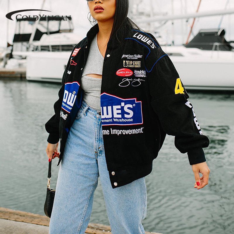 Miss | Jas Dames Oversized Racing Print - Polyester