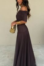 Miss | Jurk Dames Maxi One-Shoulder - Polyester