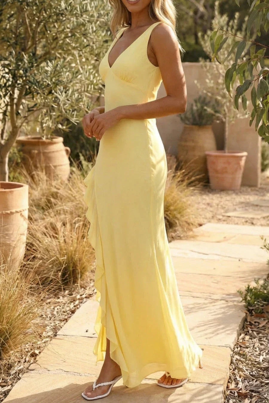 Miss | Jurk Dames Maxi Casual - Viscose Katoen