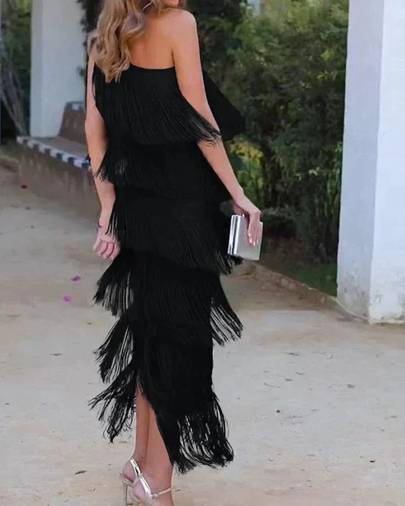 Miss | Jurk Dames Maxi Asymmetrisch - Polyester