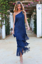 Miss | Jurk Dames Maxi Asymmetrisch - Polyester