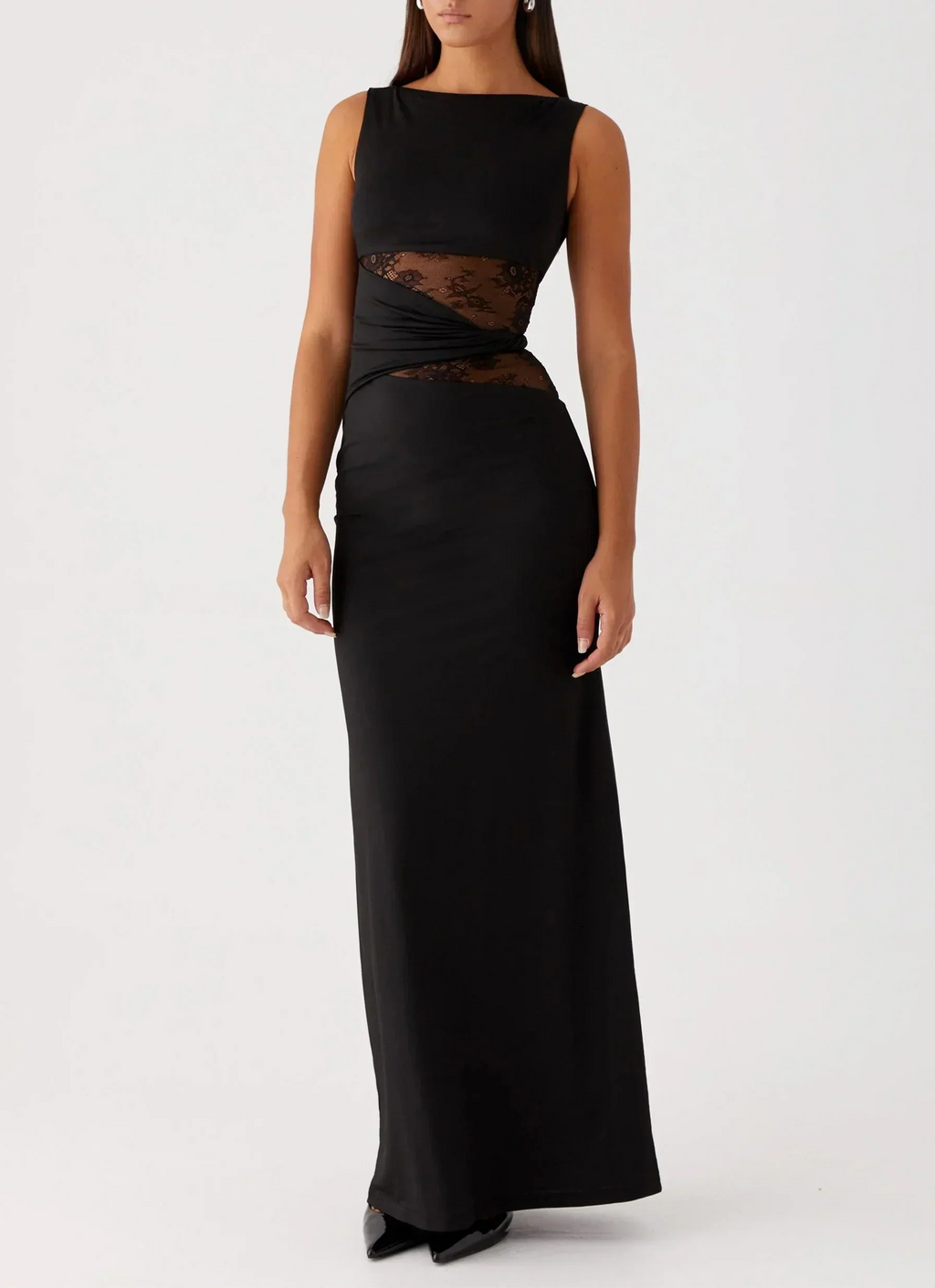Miss | Jurk Dames Maxi Elegant Klassiek - Kant