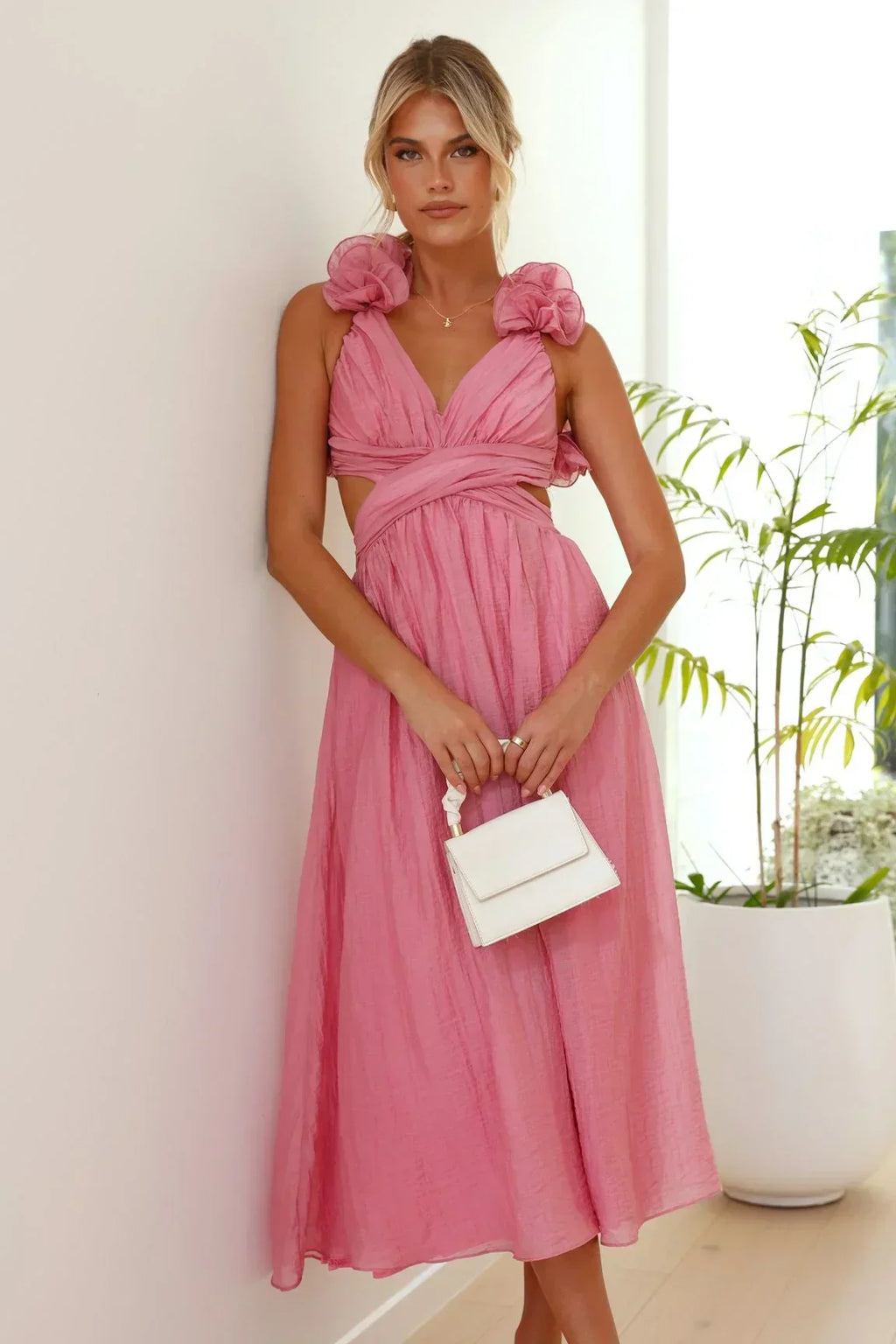 Miss | Jurk Dames Midi Modern - Polyester Mix