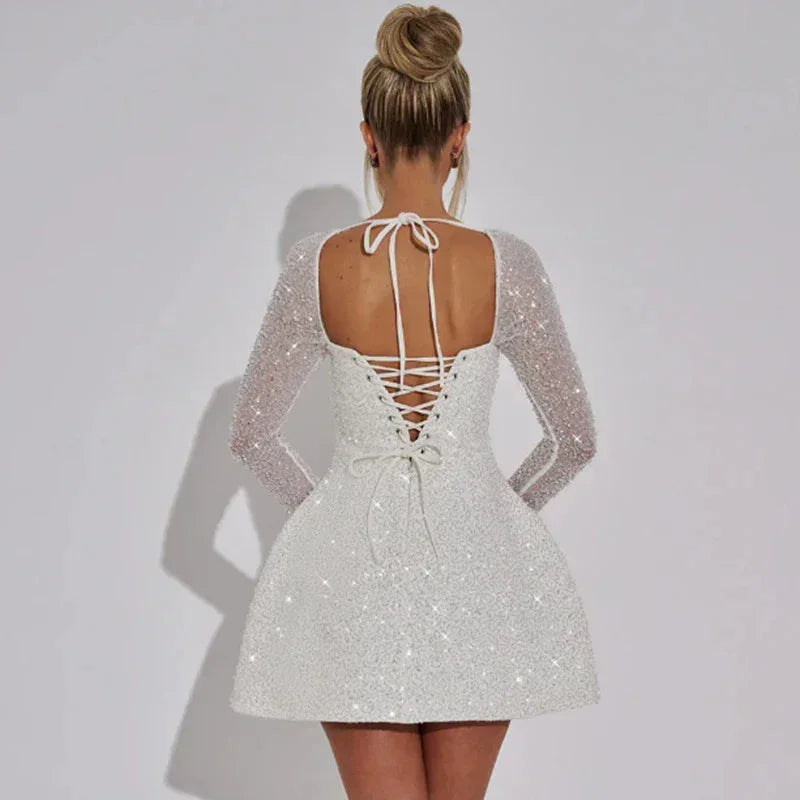 Miss | Jurk Dames Mini Elegant - Polyestermix
