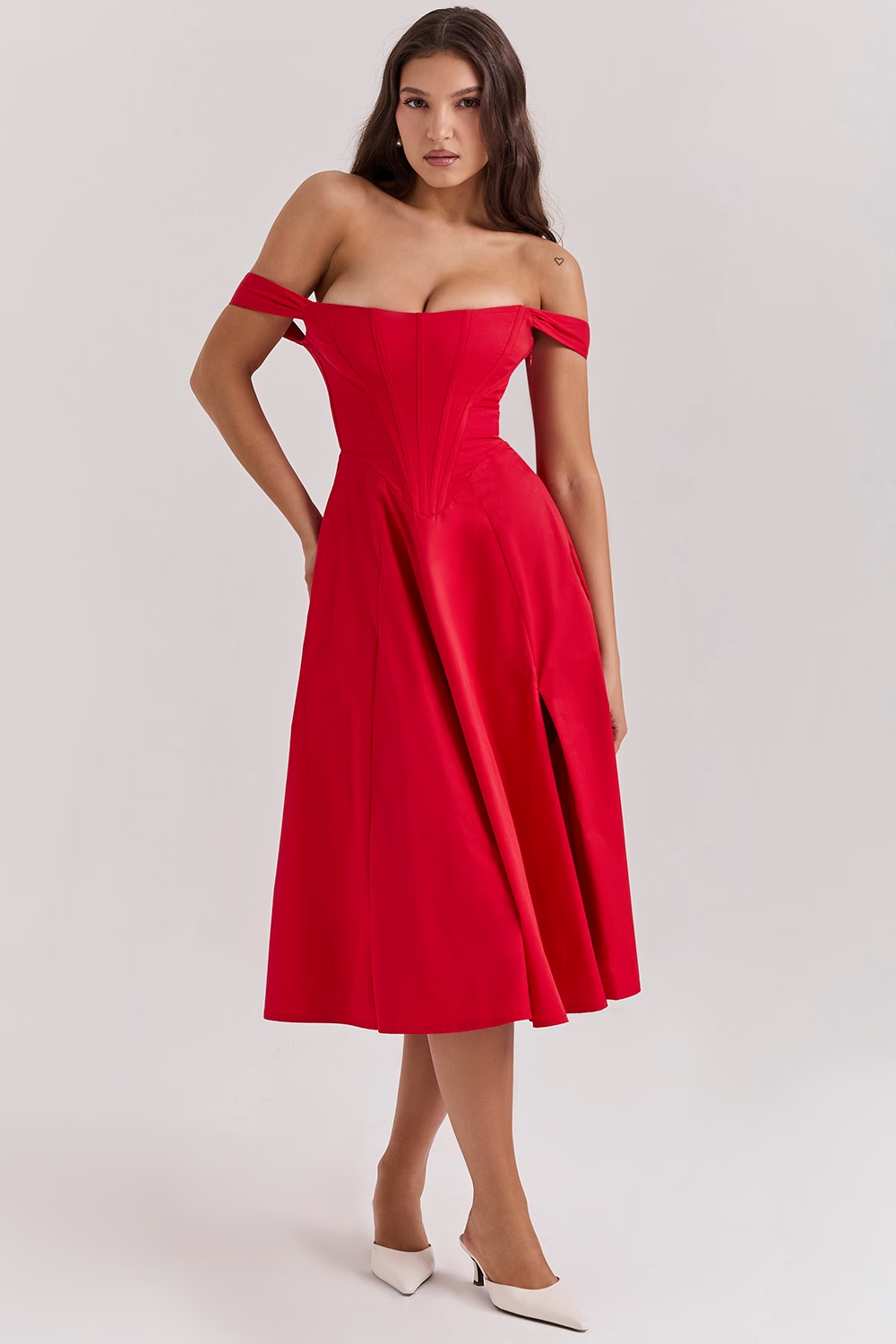 Lilia Corset | Midi Jurk