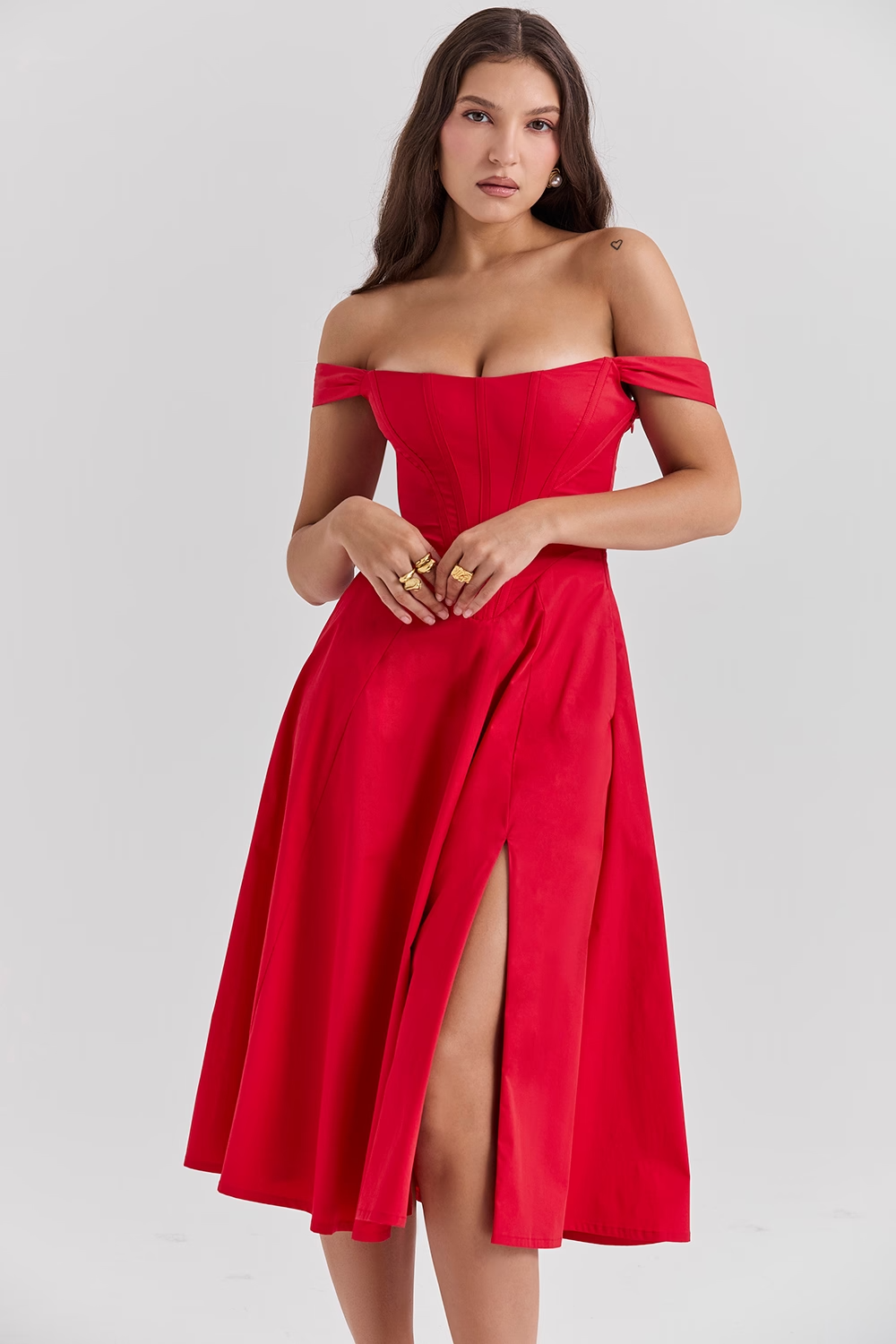 Lilia Corset | Midi Jurk
