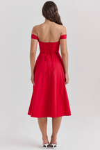 Lilia Corset | Midi Jurk