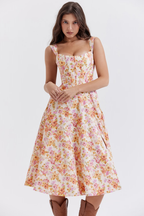 Lilia Corset | Midi Jurk