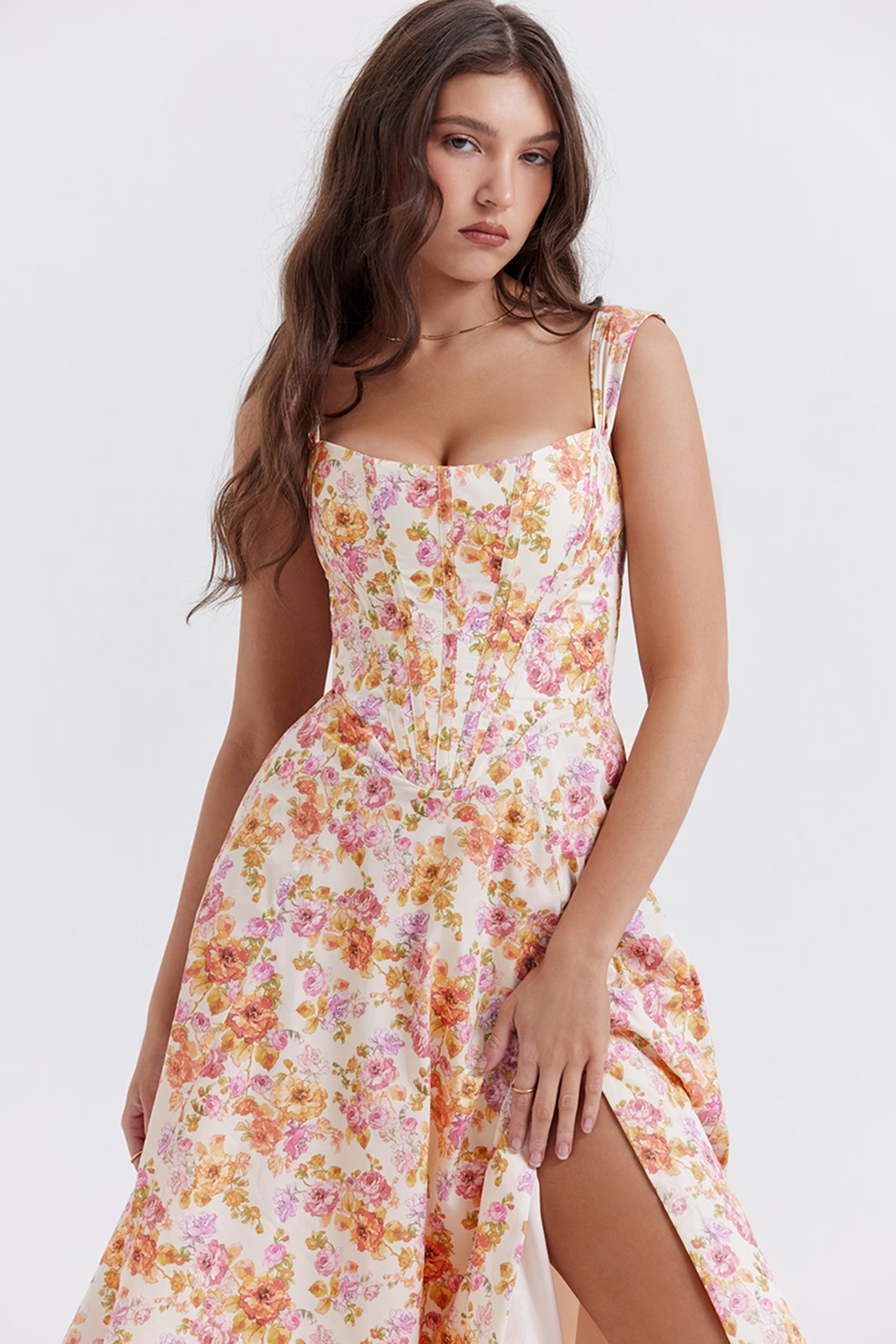 Lilia Corset | Midi Jurk