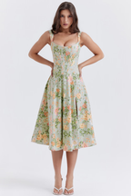 Lilia Corset | Midi Jurk