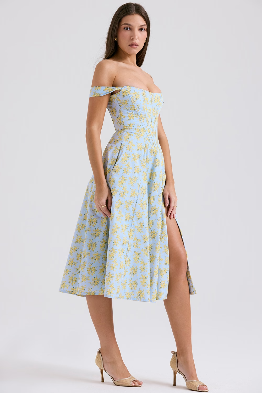 Lilia Corset | Midi Jurk