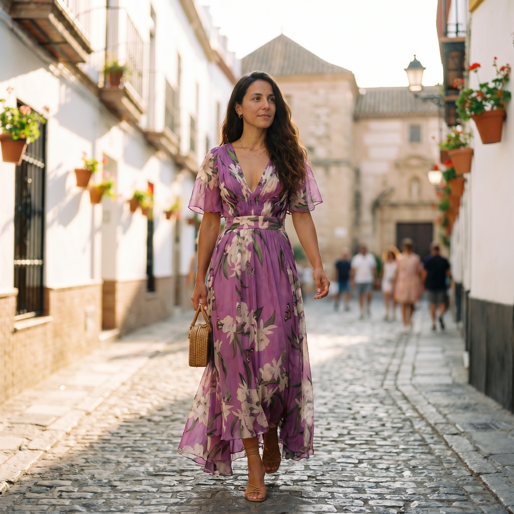 Miss | Jurk Dames Maxi Elegant - Polyester