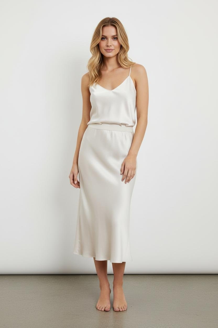 Sienna’s | Skirt Women A‑line Satin – Polyester