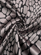 Satijnen Blouse Dames | Abstract Print Soepel Vallend
