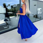 Delina | Cut-out Jurk met Sexy Split & Elegante Shape