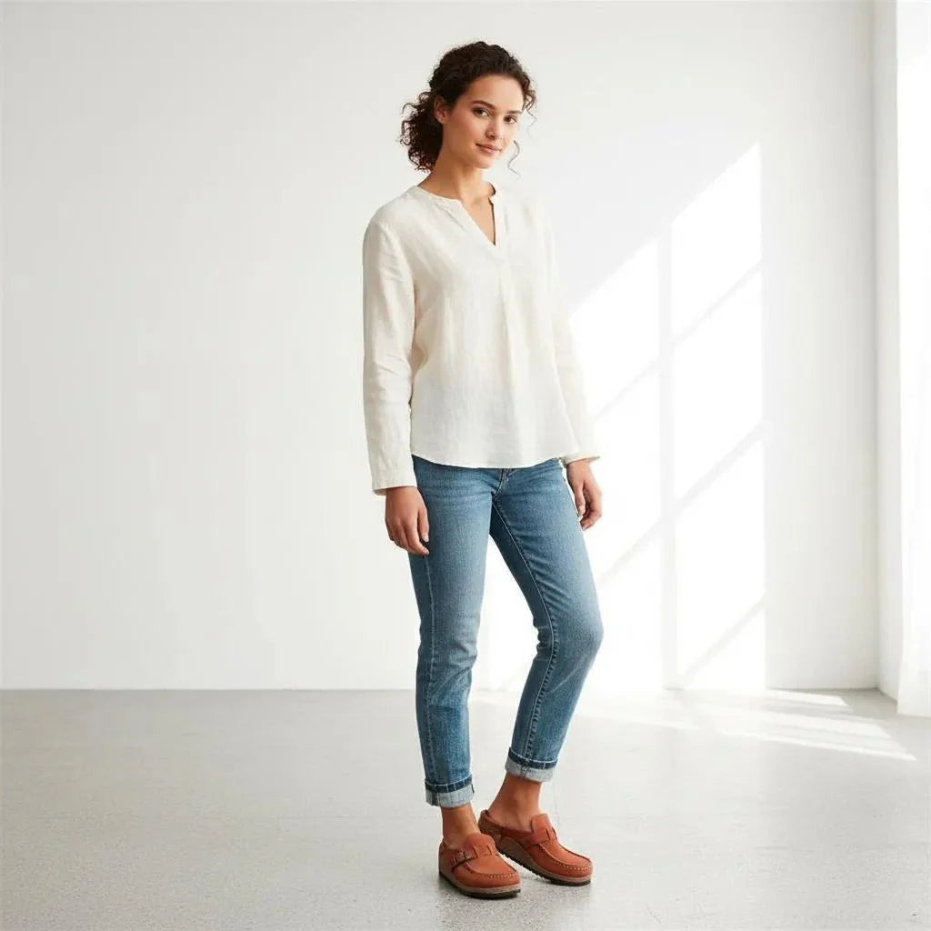 Miss | Clogs Dames Casual Slip-On Verstelbaar - Suède