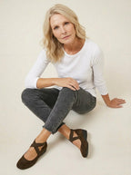 Suède Wedges Dames | Sleehak Instapper Tijdloos