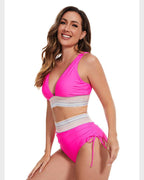 Miss | Jurk Dames Zomer Bikini Kleurblok - Nylon