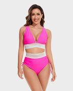Miss | Jurk Dames Zomer Bikini Kleurblok - Nylon